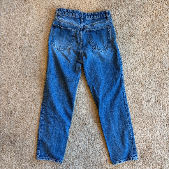 Mango Straight Blue Mom Jeans - Picture 4 of 4